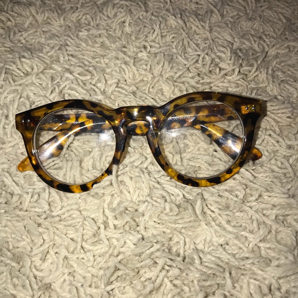 Cheetah Print Glasses